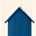 Modern residential building silhouette