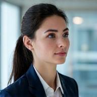 Portrait of Dr. Lena Müller, Chief Engineer