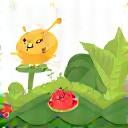 Illustration of various insects and birds thriving on a green roof