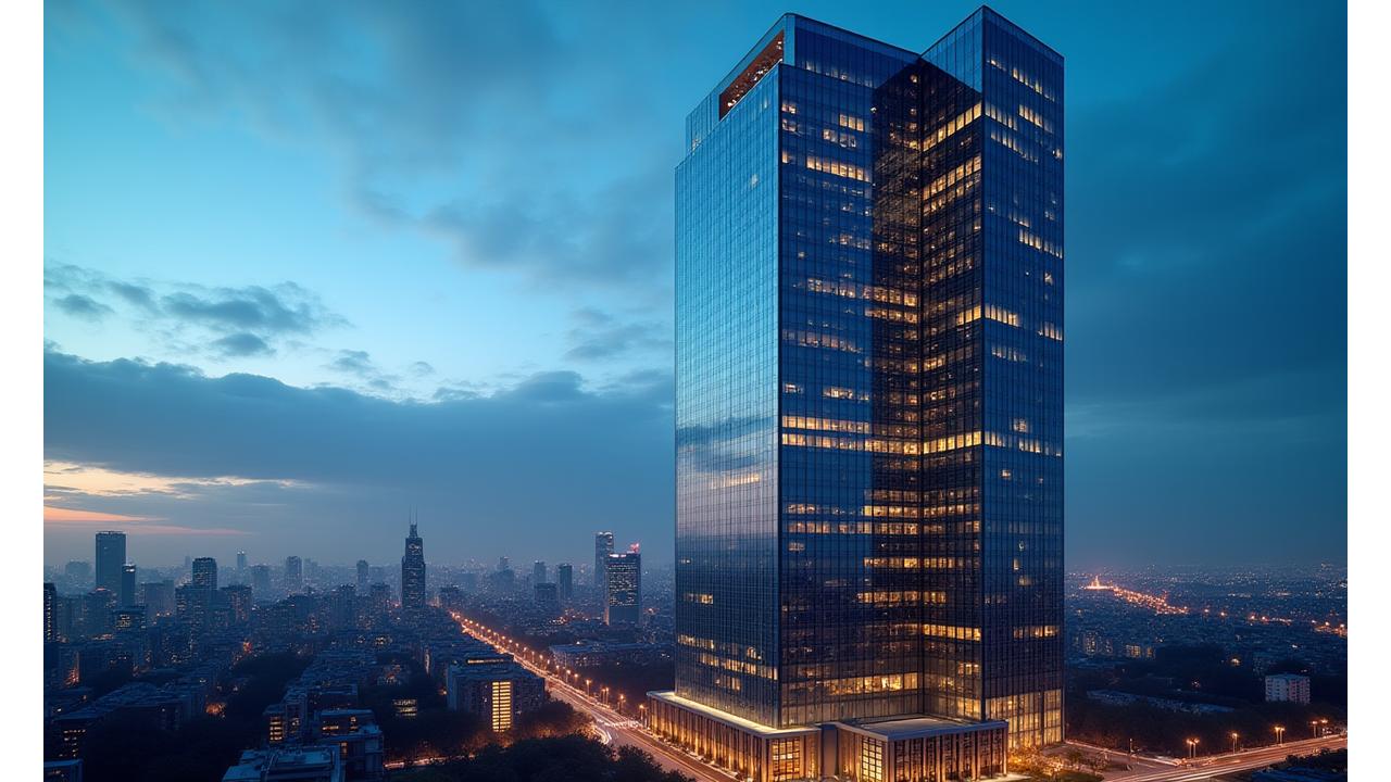 Nexus Corporate Plaza, a modern commercial building