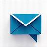Illustration of a chat bubble and email icon, representing communication records.